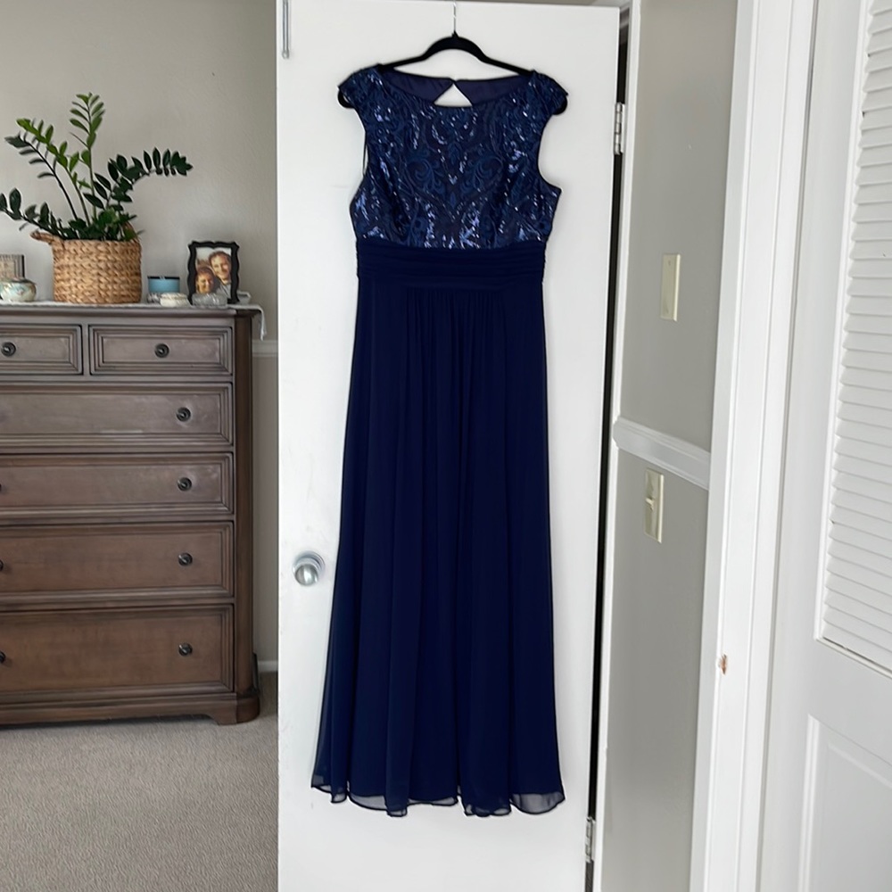 Navy Blue Formal Gown